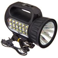 Фонарик с зарядным устройством, 1+18 LED (198-041)